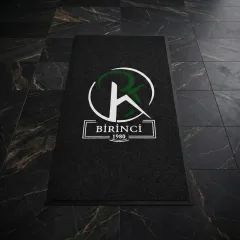 Birinci Kebap restoran logolu paspas örneği 120 x 210 cm