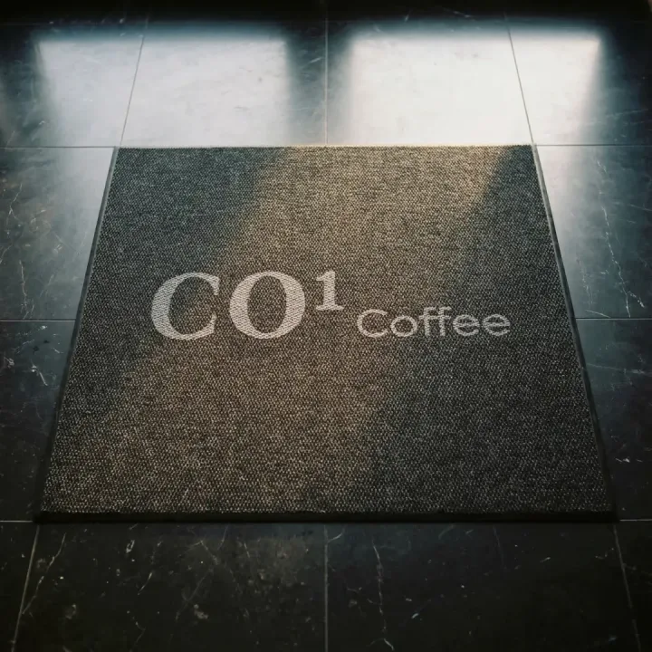 CO1 Coffee Cafe Logolu Paspas 138 x 150 cm
