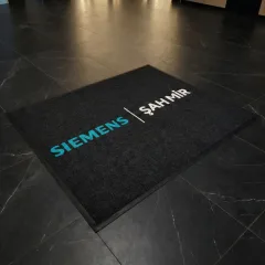 SIEMENS | ŞAH MİR mağaza logolu paspas örneği 150 x 180 cm