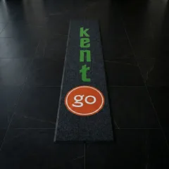 Kent Fırın fırın ve pastane logolu paspas örneği 70 x 320 cm