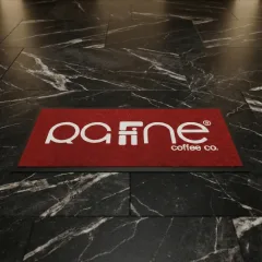 Rafine Coffee cafe logolu paspas örneği 40 x 90 cm