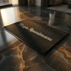 Kaya Apartmanı site ve apartman logolu paspas örneği 80 x 130 cm
