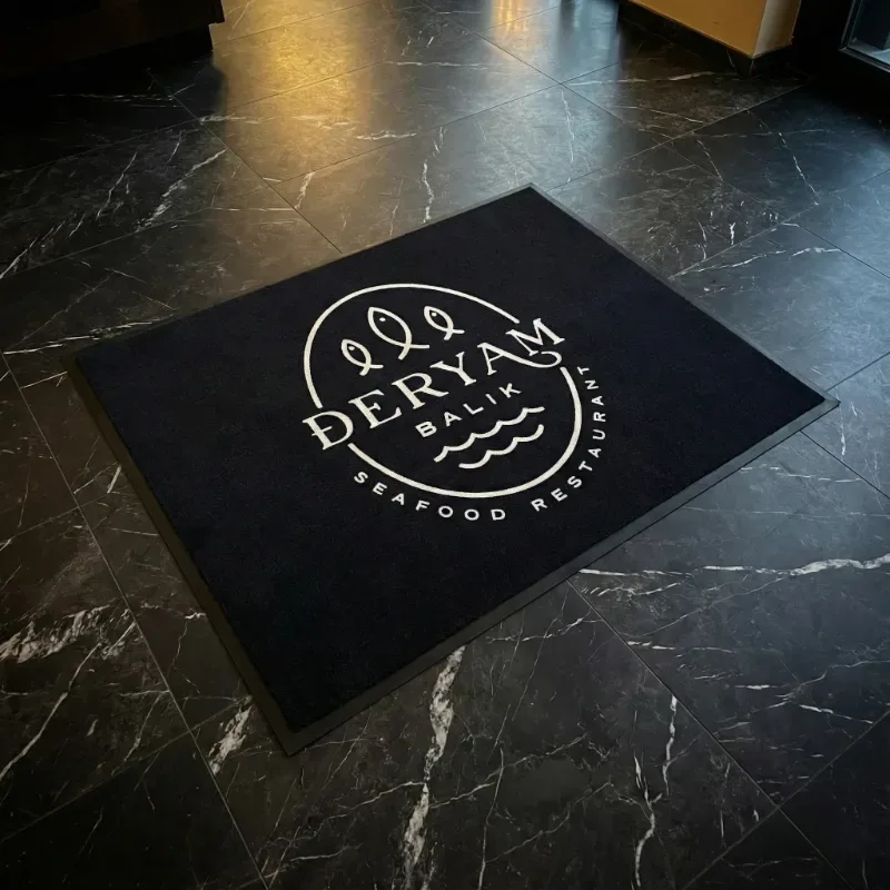 Balık Restoranı Logolu Paspas: Deryam Balık 150x170
