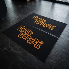 Cajun Corner restoran logolu paspas örneği 100 x 200 cm (2 adet)