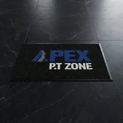 Apex spor salonu logolu paspas örneği 60 x 100 cm