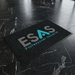ESAS Profesyonel Yönetim ofis logolu paspas örneği 100 x 150 cm