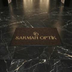 Gözlükçü Logolu Paspas | Sarman Optik 60x100