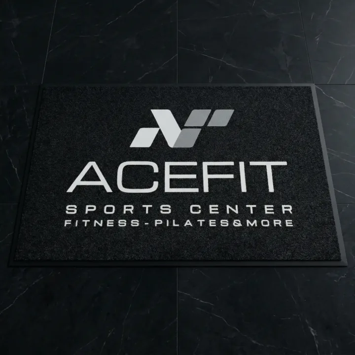 Acefit Sport Center Spor Salonu Logolu Paspas 100 x 150 cm