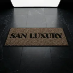 SAN LUXURY butik logolu paspas örneği 40 x 90 cm