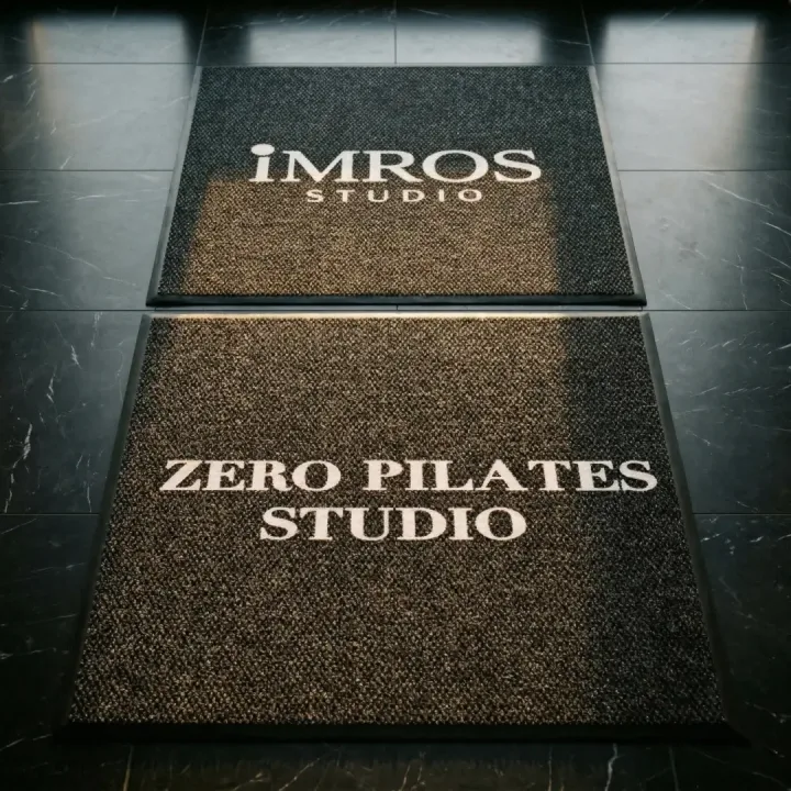 İmros Studio, Zero Pilates Studio Pilates Salonu Logolu Paspas Seti 95 x 100 cm + 90 x 100 cm