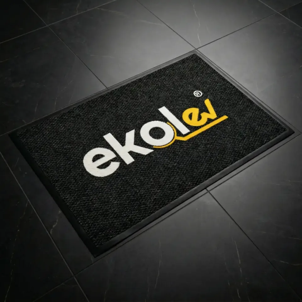 Ekol Ev ofis logolu paspas örneği 60 x 90 cm