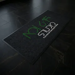 Noi 615 spor salonu logolu paspas örneği 120 x 250 cm