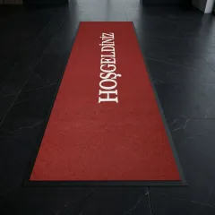 Mustafa Yasariye Dede Kuran Kursu ofis logolu paspas örneği 165 x 550 cm