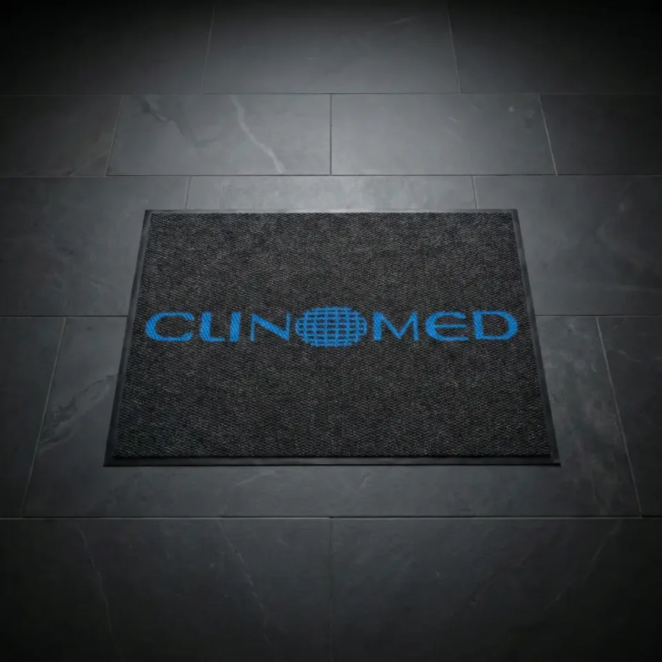 Clinomed ofis logolu paspas örneği 93 x 116 cm