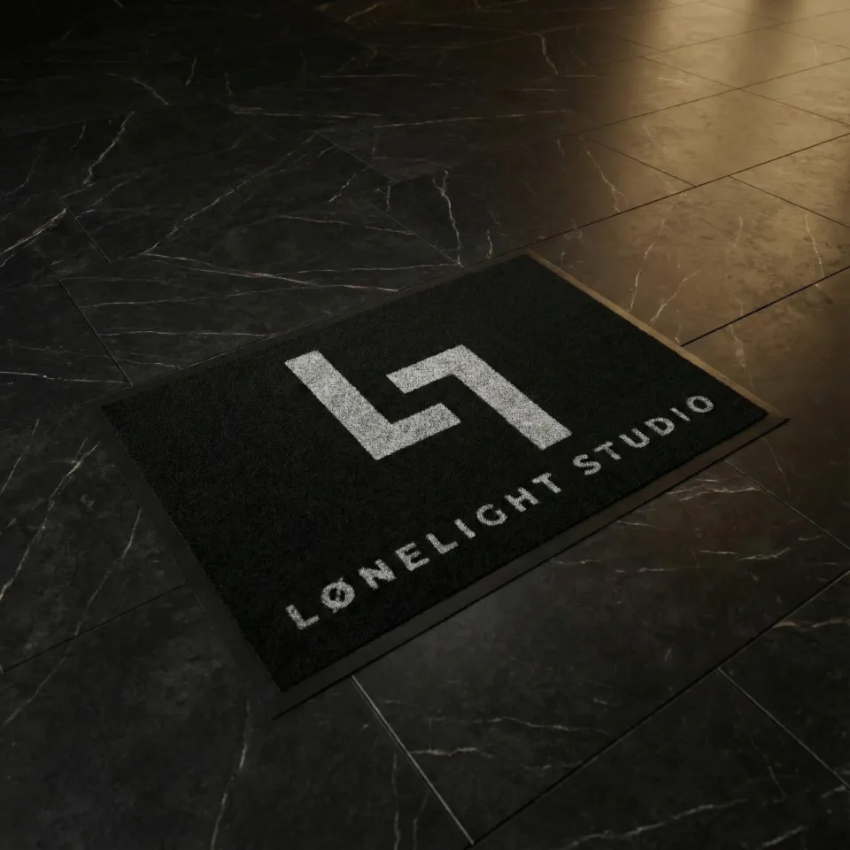 Logolu Stüdyo Paspası | Lonelight Studio 50x70