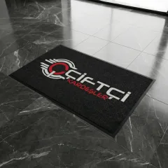 Çiftçi Kardeşler ofis logolu paspas örneği 150 x 250 cm