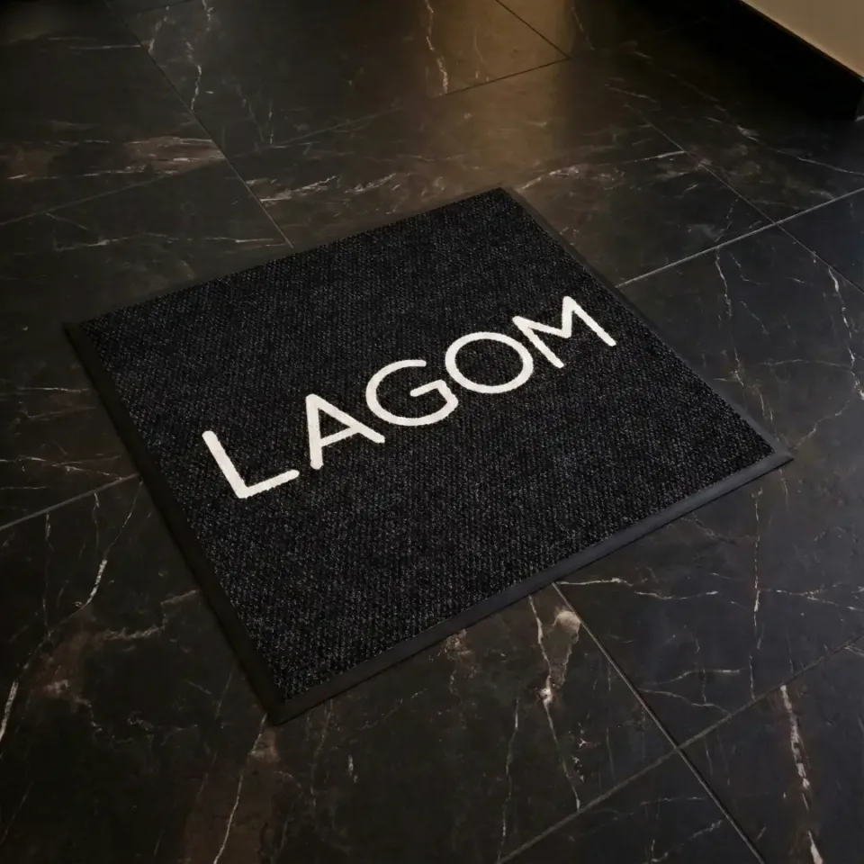 Lagom ofis logolu paspas örneği 90 x 90 cm