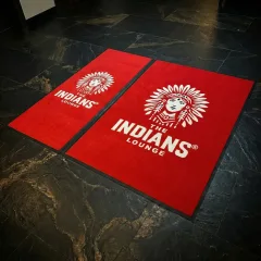 The Indians Lounge restoran logolu paspas örneği 100 x 240 cm + 170 x 240 cm