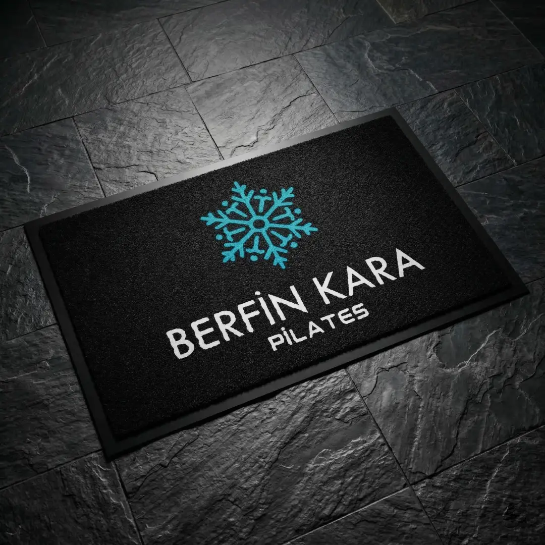 Berfin Kara Pilates Pilates Salonu Logolu Paspas 50 x 80 cm