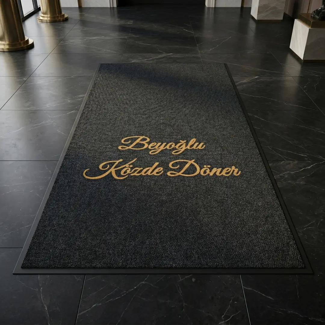 Beyoğlu Közde Döner Restoran Logolu Paspas 150 x 280 cm
