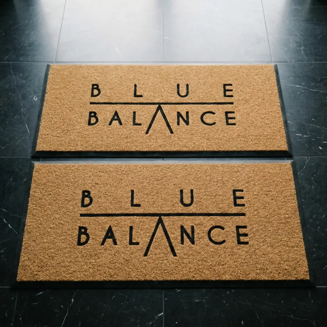 Blue Balance Mağaza Logolu Paspas Seti 50 x 100 cm (2 adet)