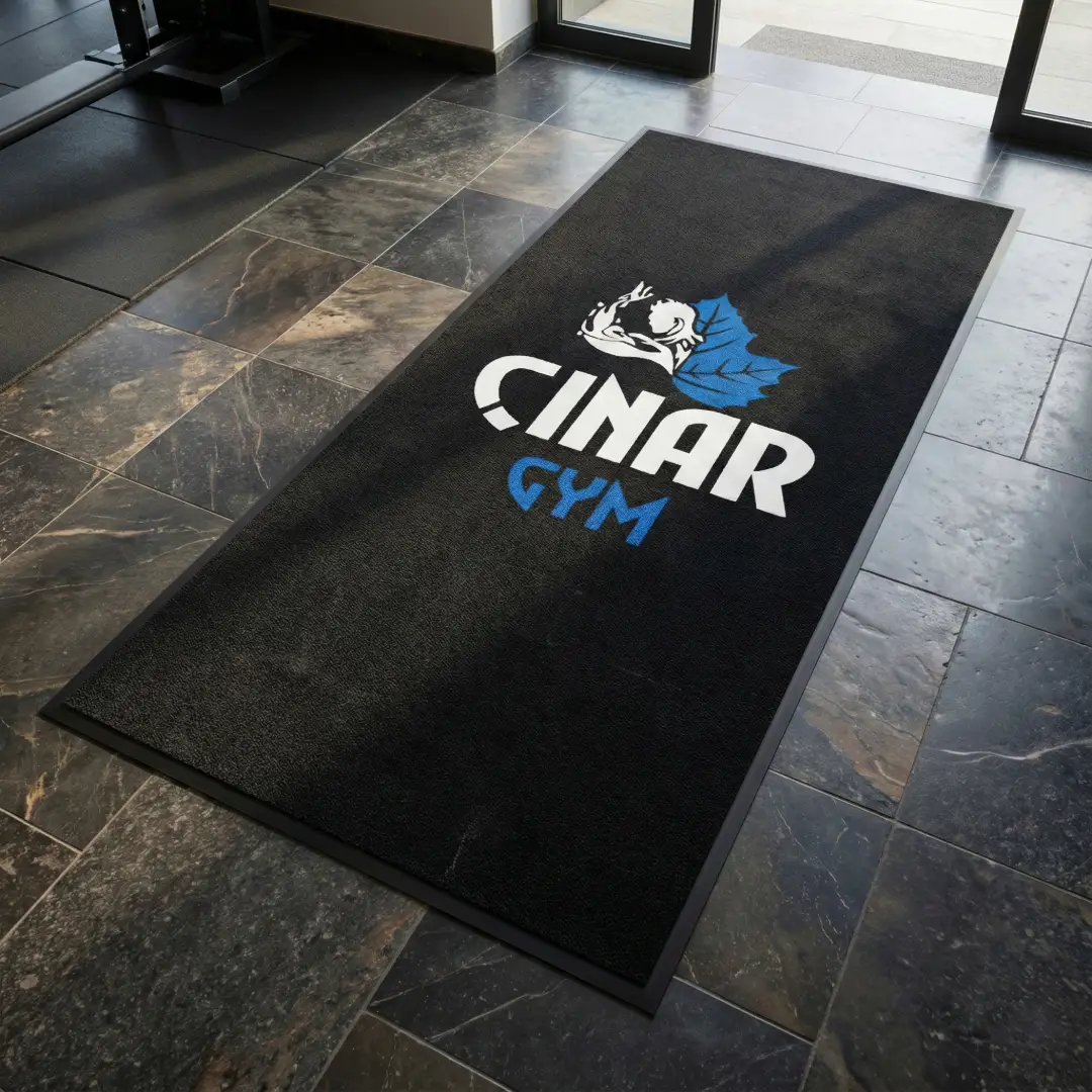 Çınar GYM Spor Salonu Logolu Paspas 145 x 325 cm