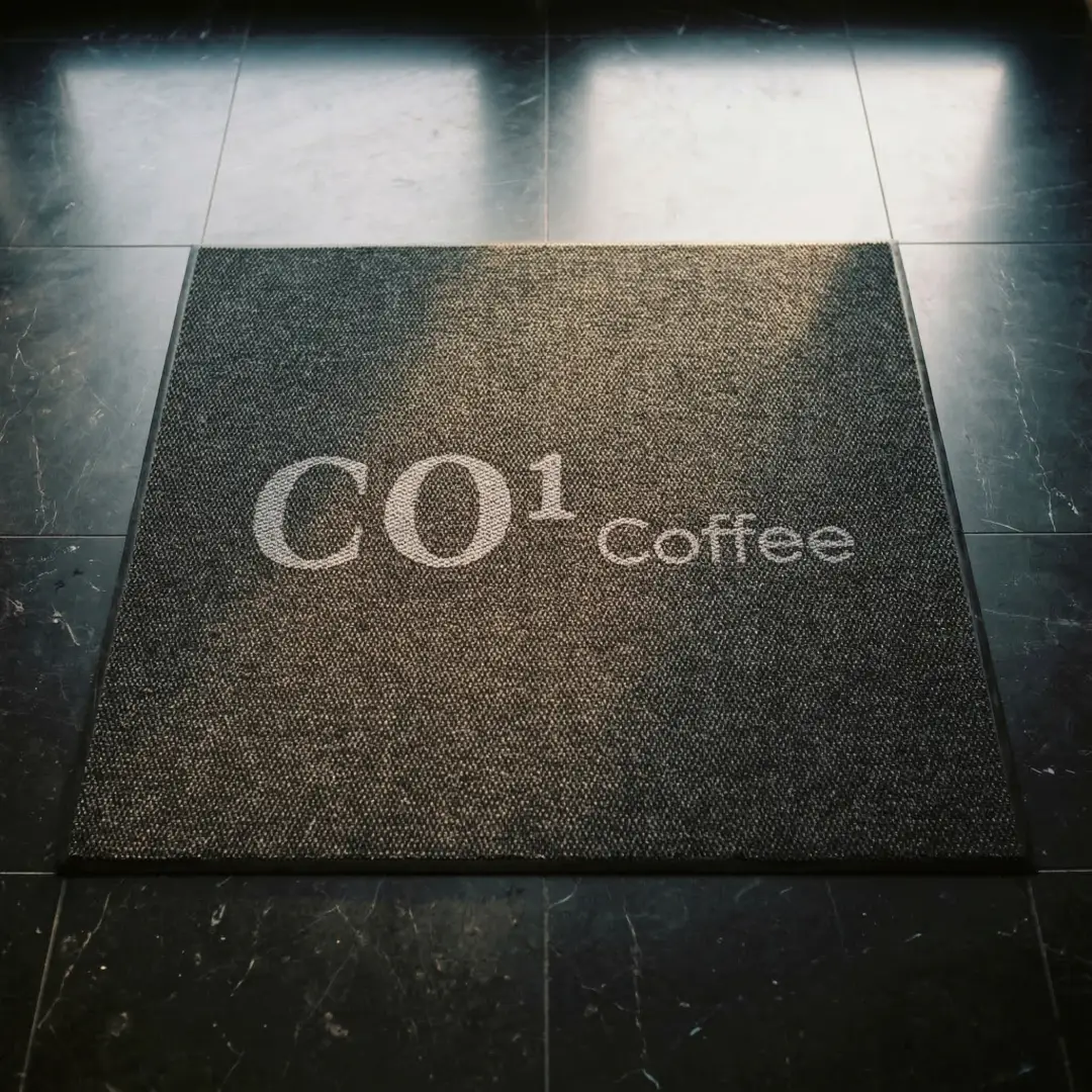 CO1 Coffee Cafe Logolu Paspas 138 x 150 cm