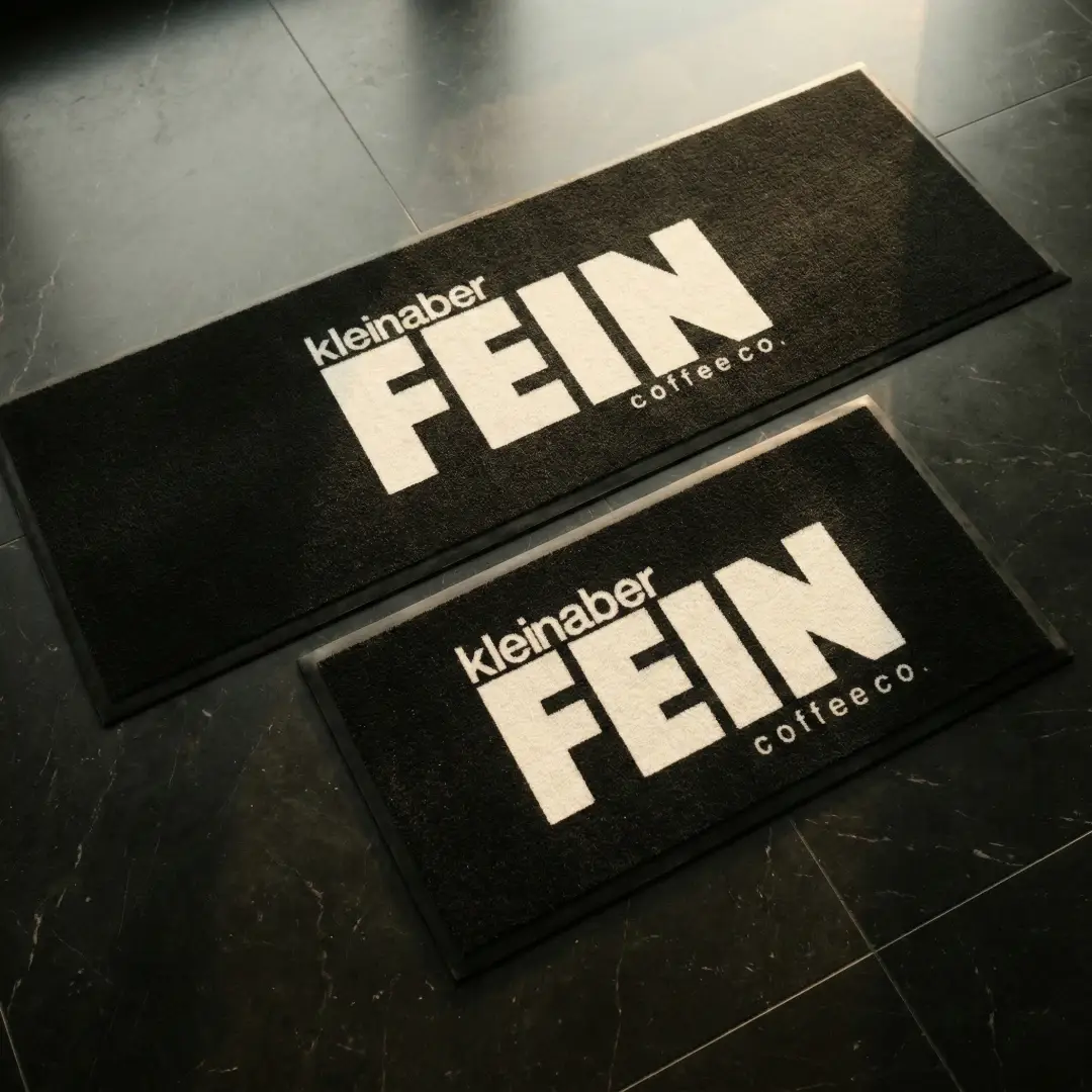Fein Cafe Logolu Paspas Seti 46 x 92 cm + 55 x 155 cm