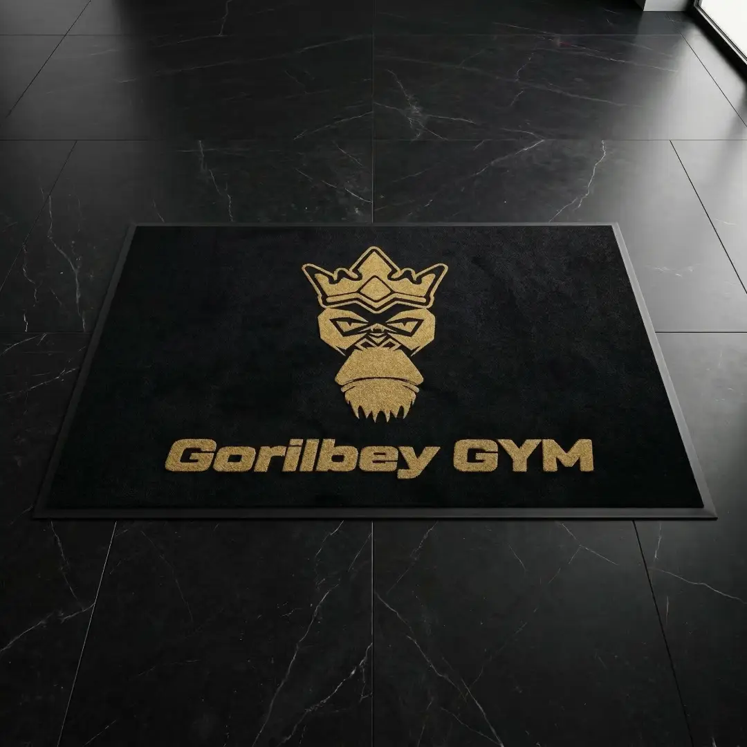 Gorilbey GYM Spor Salonu Logolu Paspas 100 x 150 cm