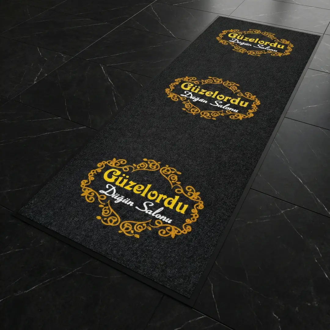 Güzelordu Düğün Salonu Event Ve Düğün Salonu Logolu Paspas 120 x 350 cm