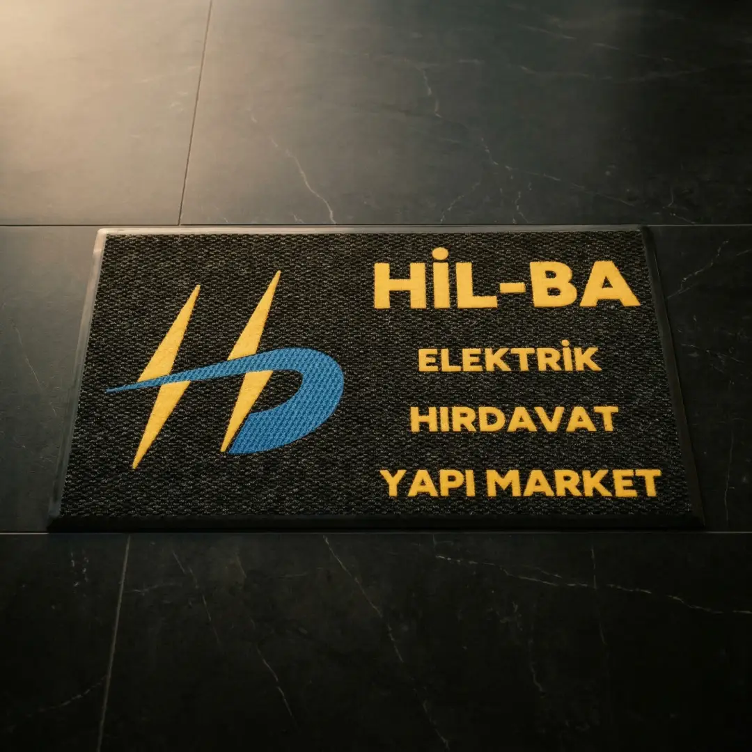 Hilba Elektrik Ofis Logolu Paspas 60 x 100 cm