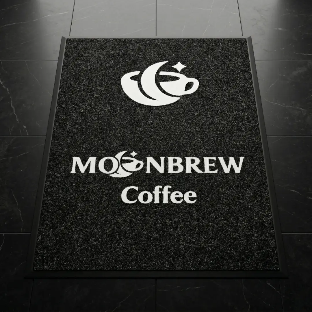 Moonbrew Coffee Cafe Logolu Paspas 100 x 150 cm