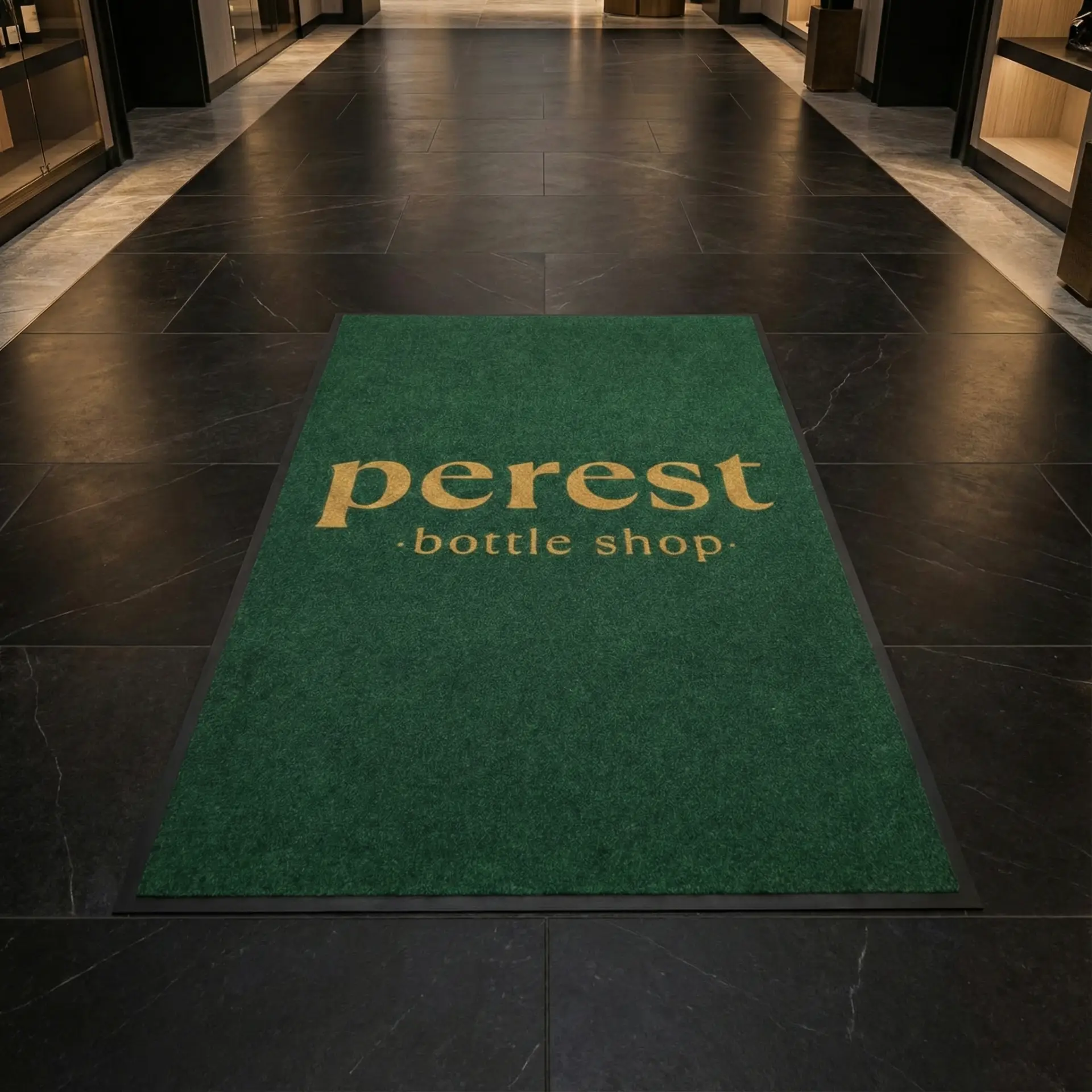Perest Bottle Shop Mağaza Logolu Paspas 100 x 150 cm