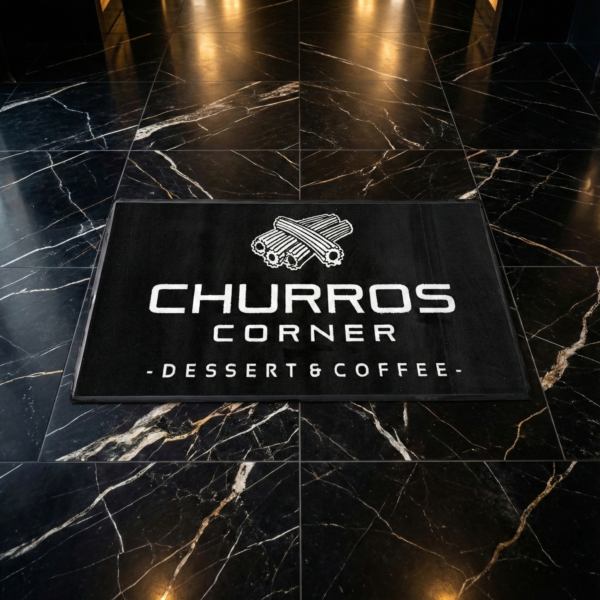 Tatlıcı Logolu Paspas | Churros Dessert & Coffee 80x150