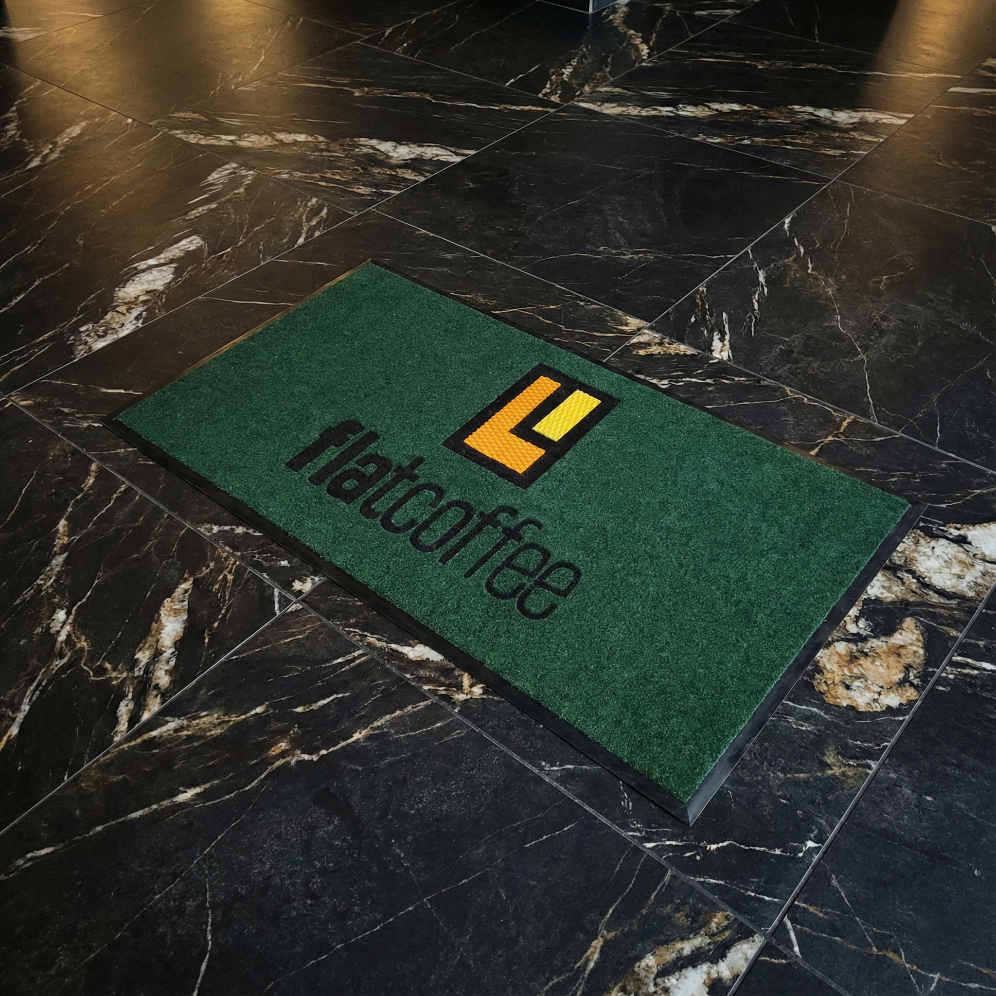 Logolu Kafe Paspası | Flat Coffee 60x120