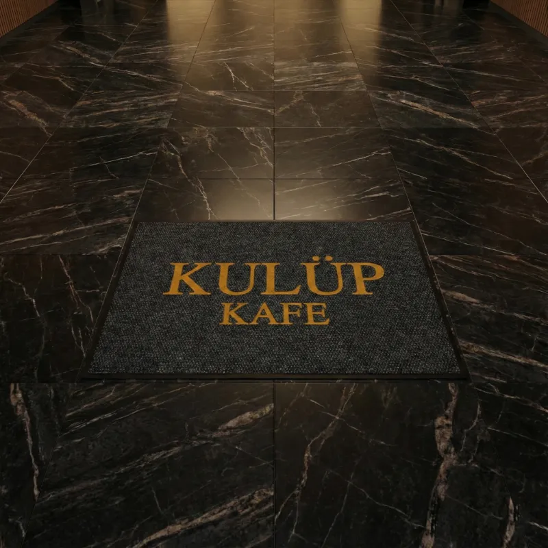 Özel Tasarım Logolu Paspas | Kulüp Kafe 80x120